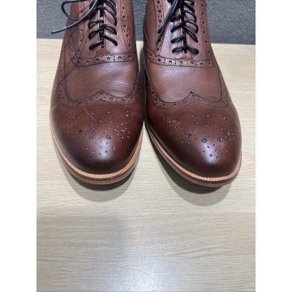Blake McKay Leather Wingtip Oxford Brown Dress Shoes Mens Size 13 main image 10